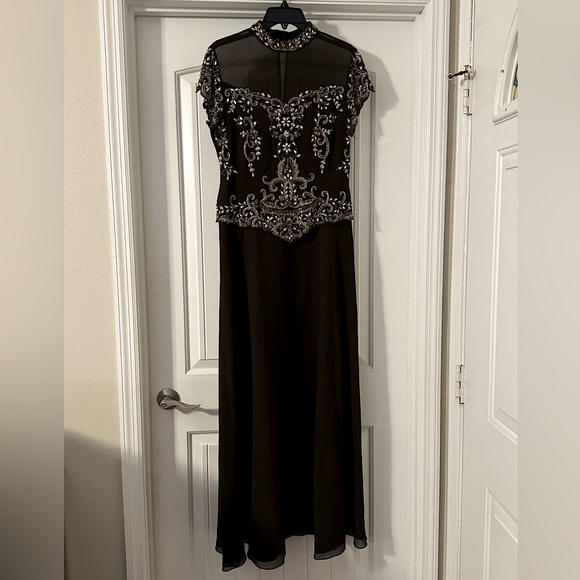 J Kara Dresses Bridal Maid Of Honor Dress Floor Length Brown Poshmark — free download